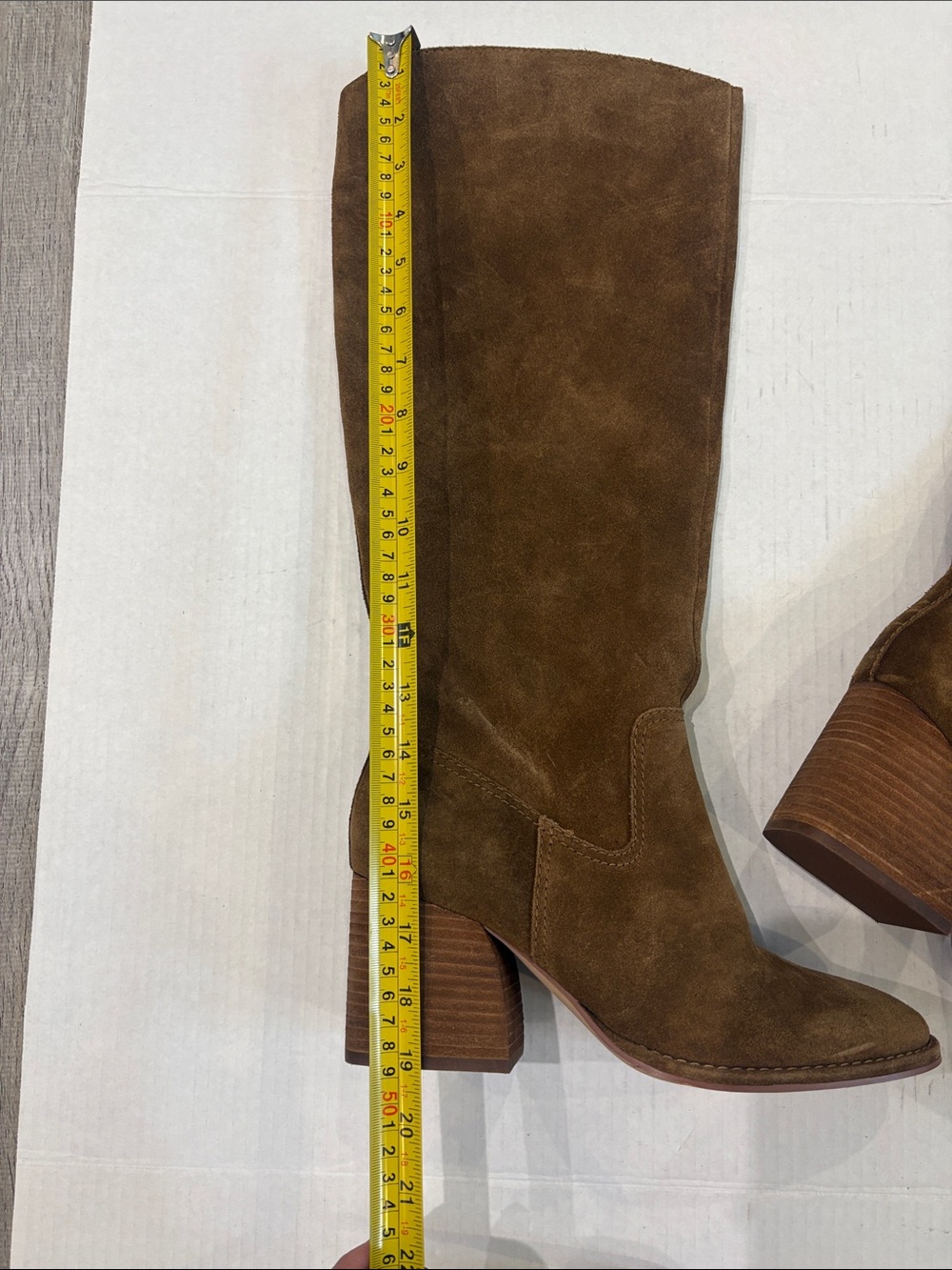 NWOT VINCE CAMUTO Leather Leila Heeled Boots Size 9 - Picture 12 of 17